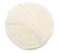GALPADA Lot de 20 Lingettes en Coton 100% Pur, Diamètre 32 Cm, Couleur Beige, Tapis Vapeur Antiadhésif Réutilisable pour Cuisson Saine de Pains Vapeur Briochés et Dim Sum, Accessoire