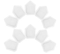 GALPADA Lot de 20 Plaques de Pesée de Laboratoire Blanches en Plastique Réutilisables de Bateau pour Mesures Précises en Laboratoire