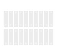 GALPADA Lot de 20 supports de cravate invisibles - Inserts transparents pour col de cravate de chemise habillée, porte- invisible pour occasions formelles, inserts pour