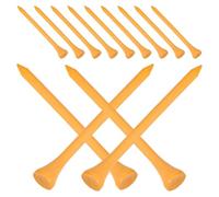 GALPADA Lot de 20 Tees de Golf en Bois Robustes, Support Stable pour Balle de Golf, Pratique en Extérieur, Résistant à L'effondrement