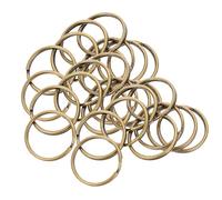 GALPADA Lot de 200 Porte-clés Pratiques en Fer Couleur Or Style Rétro Anneaux Fendus pour Accessoires Diy, pour Saison de Remise des Diplômes