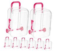 GALPADA Lot De 24 Mini-valises à Bonbons Transparentes Coffret Présent De Valise Boîtes à Dragées De Mariage Décoration Fête Matériau Robuste Bonbons Et Biscuits