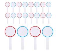 GALPADA Lot de 24 palettes effaçables pour tableau blanc : palette de réponses effaçable à sec pour vote en classe ; tableau de score de compétition inscriptible pour les tests de jeux sportifs et