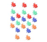GALPADA Lot de 24 Poissons Rouges Flottants en TPR pour Garçon et Filles Jouets de Simulation Amusants Décoration d'Aquarium Figurines Colorées Présents de Fête
