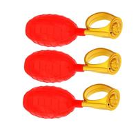 GALPADA Lot de 3 Anneaux Farceurs à Jet d'eau Rouges, Jouets de Farces Aquatiques Portables, Accessoires Amusants pour Fêtes, Anniversaires et Jeux en Extérieur