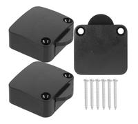 GALPADA Lot de 3 Interrupteurs Tactiles 12V 2A pour Éclairage de Placard et Garde-Manger Commutateur Automatique pour Porte D’Armoire 6 Vis Noir Contrôle Électrique Pratique