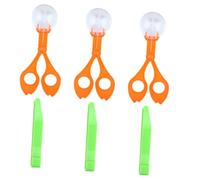 GALPADA Lot De 3 Set De Pinces à Ciseaux D'extérieur pour Garçon Et Filles Outil Éducatif en Plastique Pince à Attraper Colorée Jouet D'exploration Camping Activités en Plein Air