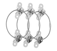 GALPADA Lot De 3 Sets De Sangles Anti-basculement En Acier Inoxydable Pour Meubles, Ancrage Mural Sécurisé, Protection Bébé Pour Armoires Et Commodes, Accessoires Multifonctions De Sécurité