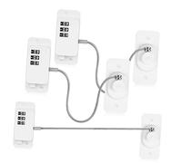 GALPADA Lot De 3 Verrous De Sécurité à Code Pour Fenêtres Et Réfrigérateur, Garçon Et Filles, Abs Blanc, Adhésif Sans Trace, Protection Domestique, Verrouillage Sans Clé, Installation Facile
