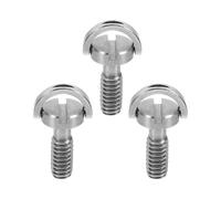 GALPADA Lot de 3 Vis à Charnière 1/4 Pouce en Acier Inoxydable Argenté pour Fixation Rapide Plateau de Fixation Rapide Compatible Trépied Appareil Photo et Lunette