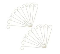 GALPADA Lot de 30 Crochets en Fer Robustes pour Plantes et Lanternes Solaires, Design Solide Installation Facile, pour Jardiniers Professionnels et Parcs