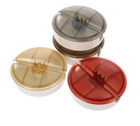 GALPADA Lot de 4 boîtes de gestion de câbles, enrouleur de câble USB, rangement des câbles, PS, réglable, compact, anti-emmêlement, pour câble de chargeur et ordinateur Couleur Aléatoire