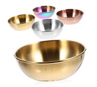 GALPADA Lot De 4 Bols à Sauce En Acier Inoxydable - Idéal Pour Sauce Soja - Ketchup Desserts Et Apéritifs Petits Récipients Pour Snacks Et Céréales