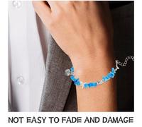 GALPADA Lot de 4 Bracelets Ajustables en Perles de Coquillage et Pierre Irrégulière Bijoux Bohème Bord de Mer avec Breloques Tortue Étoile de Mer et Coquillage Bracelets Extensibles