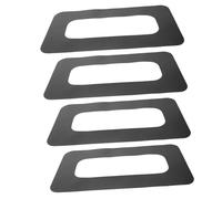 GALPADA Lot De 4 Clips De Fixation pour Ailerons De Paddle Adhésifs pour Ailerons De Surf Coussinets Adhésifs