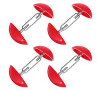 GALPADA Lot de 4 Embauchoirs Réglables Rouges en Abs pour Chaussures, Accessoires Pratiques pour Élargir et Maintenir la Forme, Prolongent la Durée de Vie des Chaussures