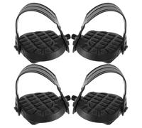 GALPADA Lot de 4 Pédales Antidérapantes 9/16 pour Vélo d'Appartement Larges et Ergonomiques Accessoires de Rechange pour Vélo Stationnaire d'Intérieur Équipement Fitness à Domicile