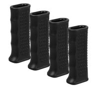 GALPADA Lot de 4 Poignées de Frein pour Fauteuil Roulant 15x30 Mm, Manchons Antidérapants en Matériau Solide Noir, Accessoires de Rechange pour Déambulateurs, Chariots et Rollators,