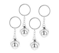GALPADA Lot De 4 Porte-Clés En Forme De Casque De Simulation Fournitures De Fête Sur Le Thème De La Construction Porte-Clés De Construction De Fête Sur Le Thème De La