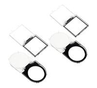 GALPADA Lot de 4 Protections pour Boutons D’Ascenseur et Interrupteurs D’Alimentation en Plastique Rigide Transparent 2 Ronds 2 Carrés Protection Anti-Poussière et Sécurité Garçon et