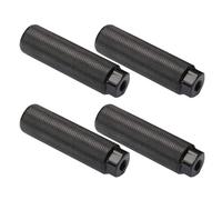 GALPADA Lot de 4 Repose-Pieds de Vélo Noirs en Alliage Léger Antidérapant Cheville Hexagonale Compatible VTT pour Figures Acrobatiques et Cascades Équipement Vélo Robuste et Polyvalent