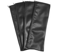 GALPADA Lot de 4 sacs de rangement pour microphone - Accessoires de voyage - Mallette de transport - Sac à main pour microphone - Noir