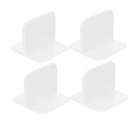 GALPADA Lot De 4 Stabilisateurs Antidérapants Pour Parc à Jeux Bébé, Fixateur En Plastique Blanc, Outil De Fixation Adhésif, Accessoire Pour Base De Parc Domestique, Utilisation Intérieure Sécurisée