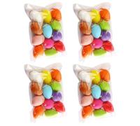 GALPADA Lot de 48 Œufs de Pâques en Plastique à Décorer pour Garçon et Filles Surface Lisse et Cordelette Suspendue pour Décoration de Fête de Pâques et Activités DIY