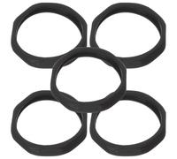 GALPADA Lot de 5 Anneaux en Plastique Anti-dérapants pour Microphone, Protection Solide et Antichute, pour Microphone Lors de Fêtes à Domicile Extérieur