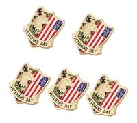 GALPADA Lot de 5 Broches Drapeau Américain et Aigle en Alliage Épingle de Revers Patriotique pour Homme et Femme Broche de Col pour Fête Nationale Accessoires Décoratifs pour Paquet à