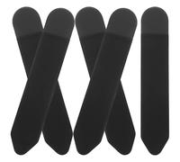 GALPADA Lot De 5 Couvre-stylos Adhésifs en Élasthanne pour Stylet, Accessoires Portables Antidérapants, Protection Fine Noire pour Tablette Et Prise De Notes
