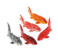 GALPADA Lot De 5 Décorations pour Aquarium Poissons Artificiels Lumineux Petit Aquarium Filet À Poissons Distributeur Automatique De Nourriture pour Poissons Décoration De Méduses