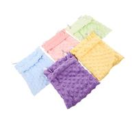 GALPADA Lot de 5 Lits Suspendus pour Petits Animaux de Compagnie, Hamacs Doux en Tissu Pelucheux Respirant, Nids de Couchage Isolants 23 Cm pour Planeurs de Sucre, Hamsters et Rats,