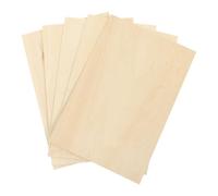 GALPADA Lot de 5 Planches en Bois de Tilleul Contreplaqué Léger pour Pyrogravure, Matériau Synthétique Résistant la Fissuration, pour Peinture et Bricolage Artisanal
