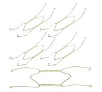 GALPADA Lot de 5 Supports Muraux en Fil Métallique Crochets à Ressort de W Fixation Sécurisée pour Assiettes Support Mural Invisible 20 CM Usage Domestique et Commercial