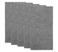 GALPADA Lot de 5 Tapis Griffoirs Autocollants pour Chat Protection Anti-Griffures Meubles et Murs Tapis à Griffer 60X30Cm Épaisseur 4Mm Gris Clair Adaptable et Solide pour Canapé et