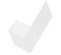 GALPADA Lot de 50 Drapeaux de Balisage Rouges en Pvc avec Poteaux en Bois et Fil D'acier pour Identification Facile des Arroseurs Jardin et Chantier