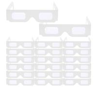 GALPADA Lot de 50 lunettes à diffraction effet feu : lunettes 3D arc-en-ciel à effet lumineux spécial pour le Nouvel An, les carnavals, les soirées musicales, les boîtes de nuit et les festivals