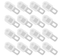 GALPADA Lot de 50 Roulettes Coulissantes Robustes en Acier Inoxydable pour Rail de Rideau, Galets Silencieux pour Tringle à Rideaux Carrée, Accessoires de Glissière pour