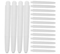 GALPADA Lot de 50 Tiges de Fléchettes en Nylon Blanc, Accessoires Robustes Installation Pratique, pour Jeu de Fléchettes en Intérieur