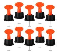 GALPADA Lot de 51 Entretoises Réutilisables pour Carrelage Mural et Sol Système de Nivellement Précis Kit D’Outils de Bricolage pour Pose Uniforme et Rapide des Carreaux Accessoires de