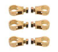 GALPADA Lot de 6 Clips de Batterie en Cuivre pour Voiture et Bateau, Connecteurs de Câble Robustes à Poste Conductivité Électrique Optimale, pour Situations D'urgence