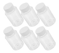 GALPADA Lot de 6 Flacons Échantillons Huile 100ml en Plastique Pet avec Bouchons Hermétiques pour Prélèvement et Stockage Sécurisé en Laboratoire