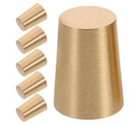 GALPADA Lot de 6 Pieds en Laiton Coniques 20 MM pour Plateaux et Planches à Découper Patins Décoratifs en Métal Vieilli Supports Stables pour Meubles et Présentoirs Protection