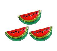 GALPADA Lot de 6 pin's en forme de pastèque en émail en forme de fruit pour collier, sac, cessez-le-feu, 3.50X1.80X1.00CM, Simili cuir, Pas de gemme