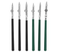 GALPADA Lot de 6 Stylos à Pointe Fine Réglables pour Dessin Technique Stylo à Bec de Canard pour Tracés Précis Outil de Dessin Droit Encre Noire et Verte pour Architectes Designers et