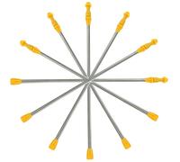 GALPADA Lot de 6 Tiges en Inox Télescopiques pour Pulvérisateur de Jardin, Rallonge Réglable 45-80 Cm, Accessoires D'irrigation Robustes pour Arrosage et Agricole