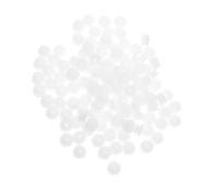 GALPADA Lot de 60 Poulies Silencieuses pour Jouets Accessoires De Moteur Poulie D'Entraînement Pièces D'Engrenage Automobile Roue De en Plastique Blanc