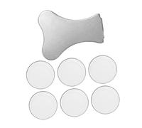 GALPADA Lot De 7 Plaques D'Atomisation En Céramique Avec Fils Accessoires Pour Humidificateur Disques De Rechange Pour Brumisateur Accessoires Pour Étang Acier Inoxydable Argenté