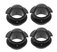 GALPADA Lot de 8 Coupelles D’Entrée Universelles pour Foot Inserts de But en Plastique Noir 2 Trous Homme/Femme Pièces Détachées pour Foot Accessoires pour Jeux D’Arcade Table